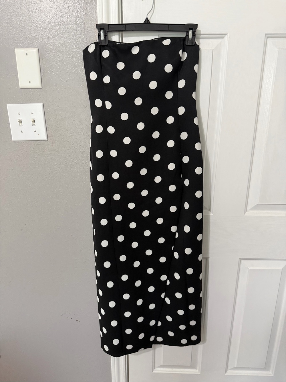 Zara Black with White Polka Dot Skirt